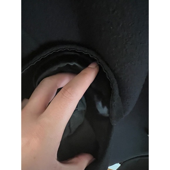 RARE Vintage BW HARRIS 100% Cashmere Over Coat Trench Long Jacket - Picture 6 of 7